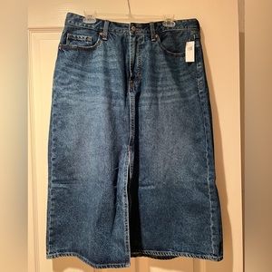 NWT Old Navy denim maxi skirt